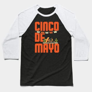 Cinco De Mayo Celebration Baseball T-Shirt